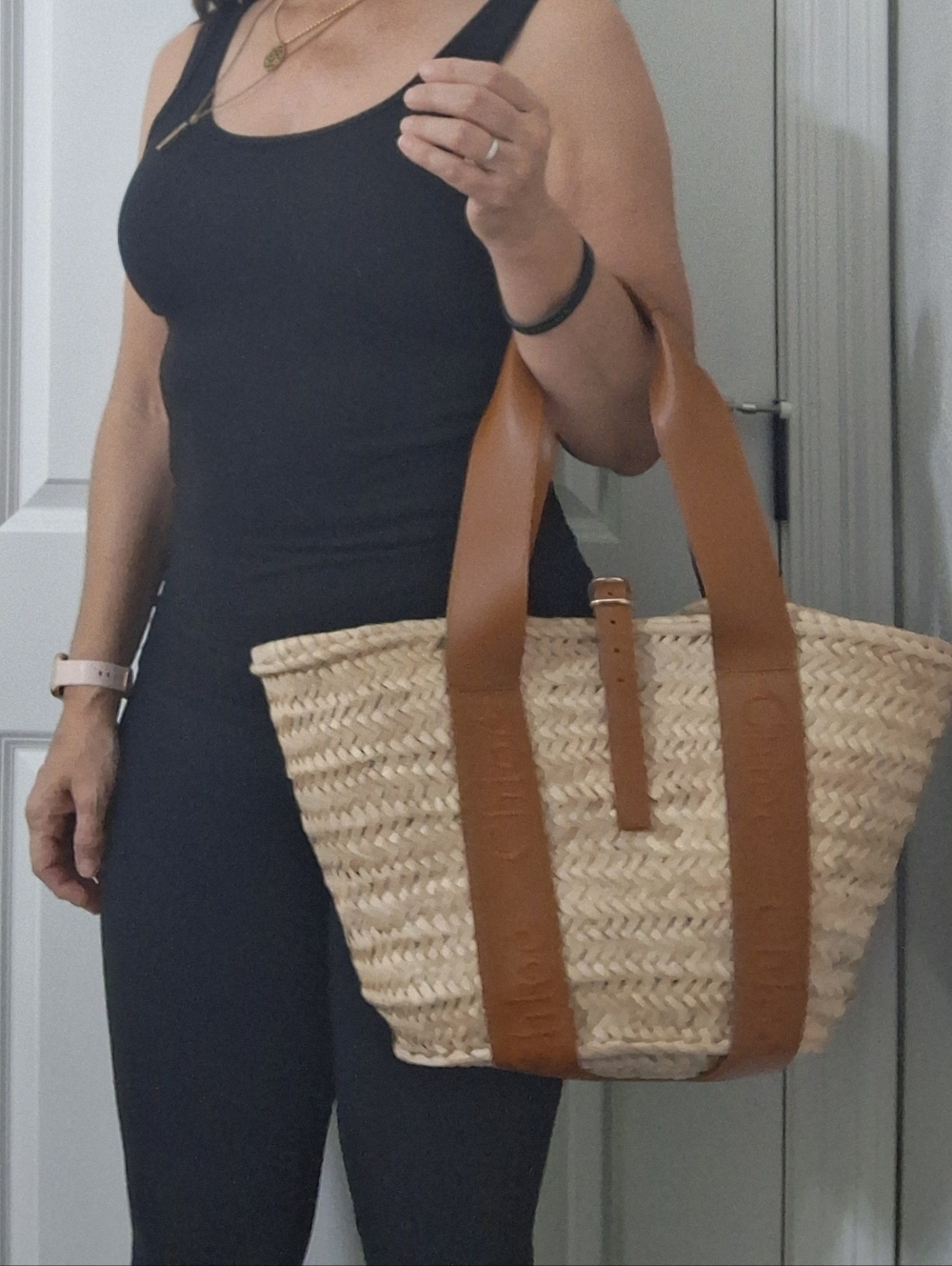 Chloe Straw Tote